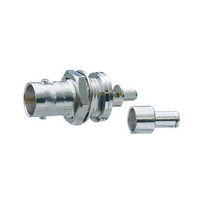 佳耐美75ΩBNC插座 面板母座（插座-焊脚，压接方式）